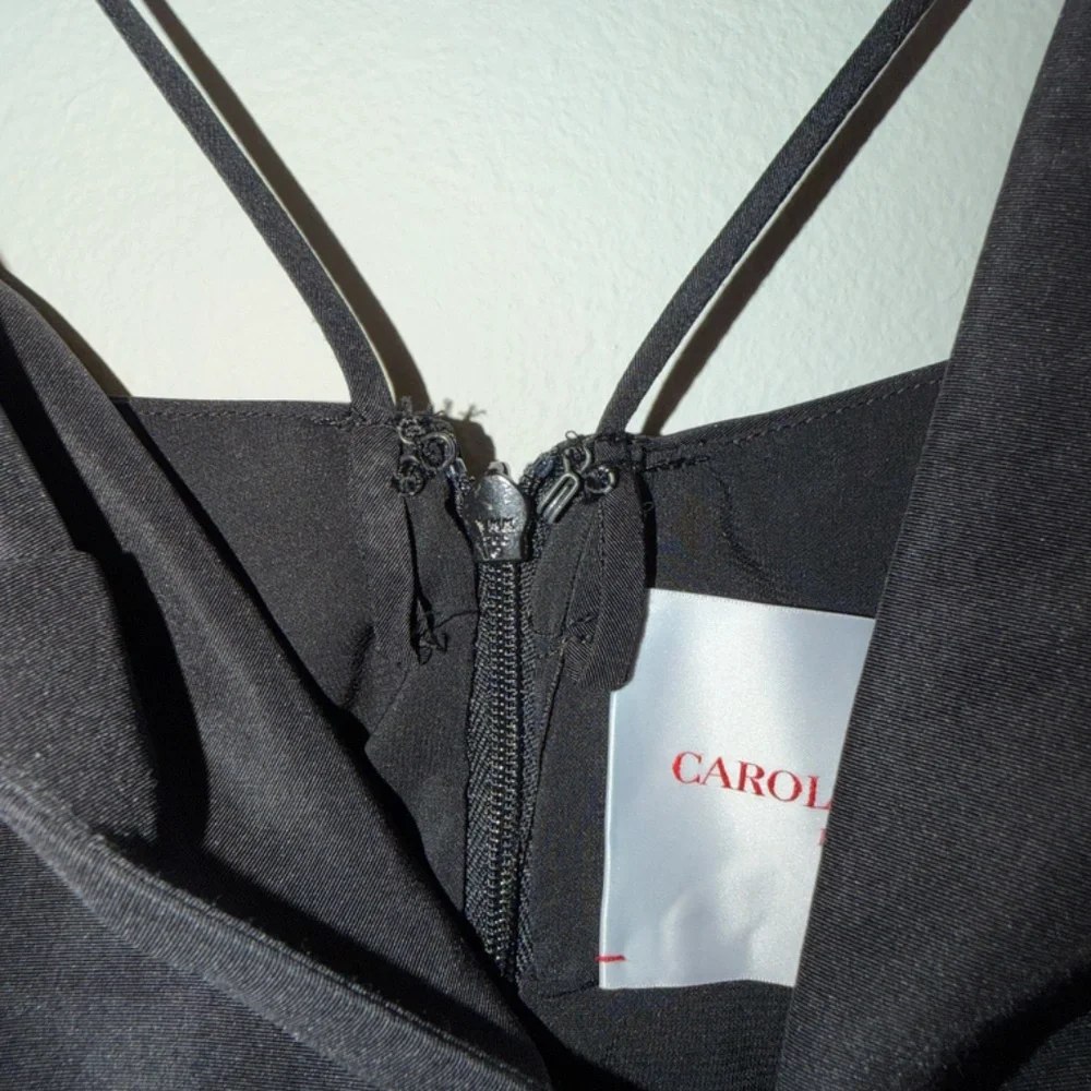 CAROLINA HERRERA - Bow-Embellished Silk-Faille Mini Dress - Picture 11 of 11